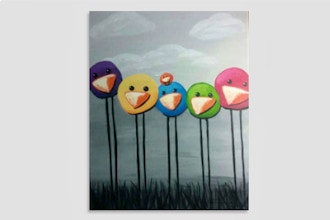 Paint and Sip - Charming “Silly Birds”